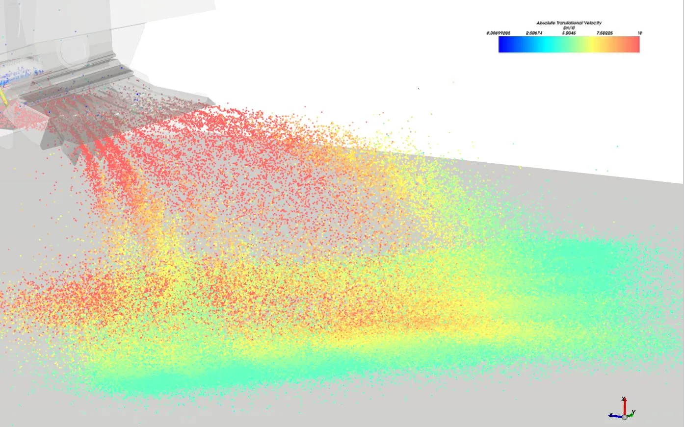 Straw chopper simulation 1