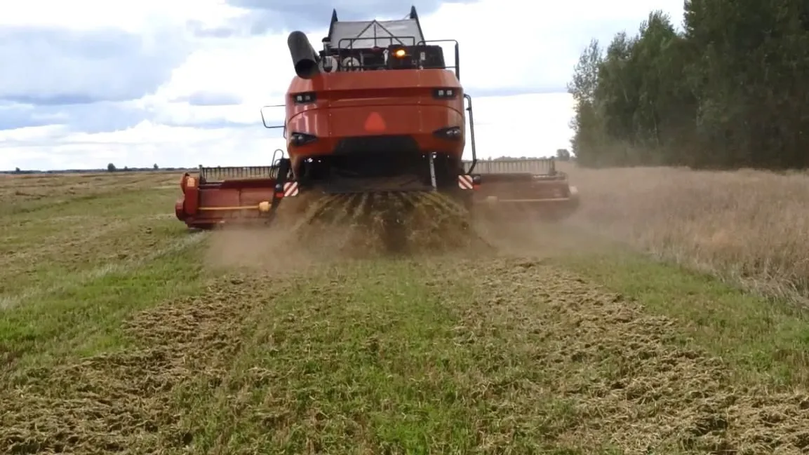 Straw chopper simulation 2